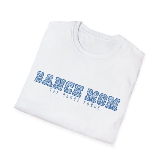 Dance Mom Blue Leopard Tee