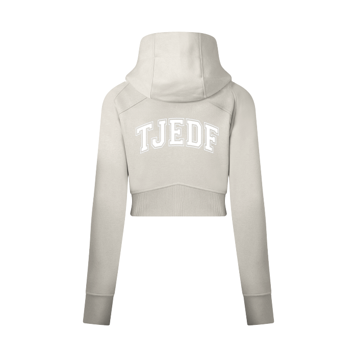 Cropped Zip Hoodie