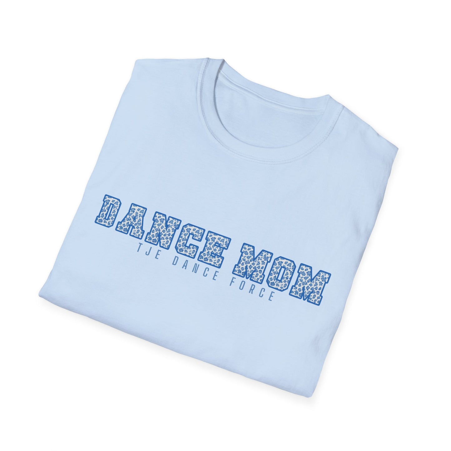 Dance Mom Blue Leopard Tee