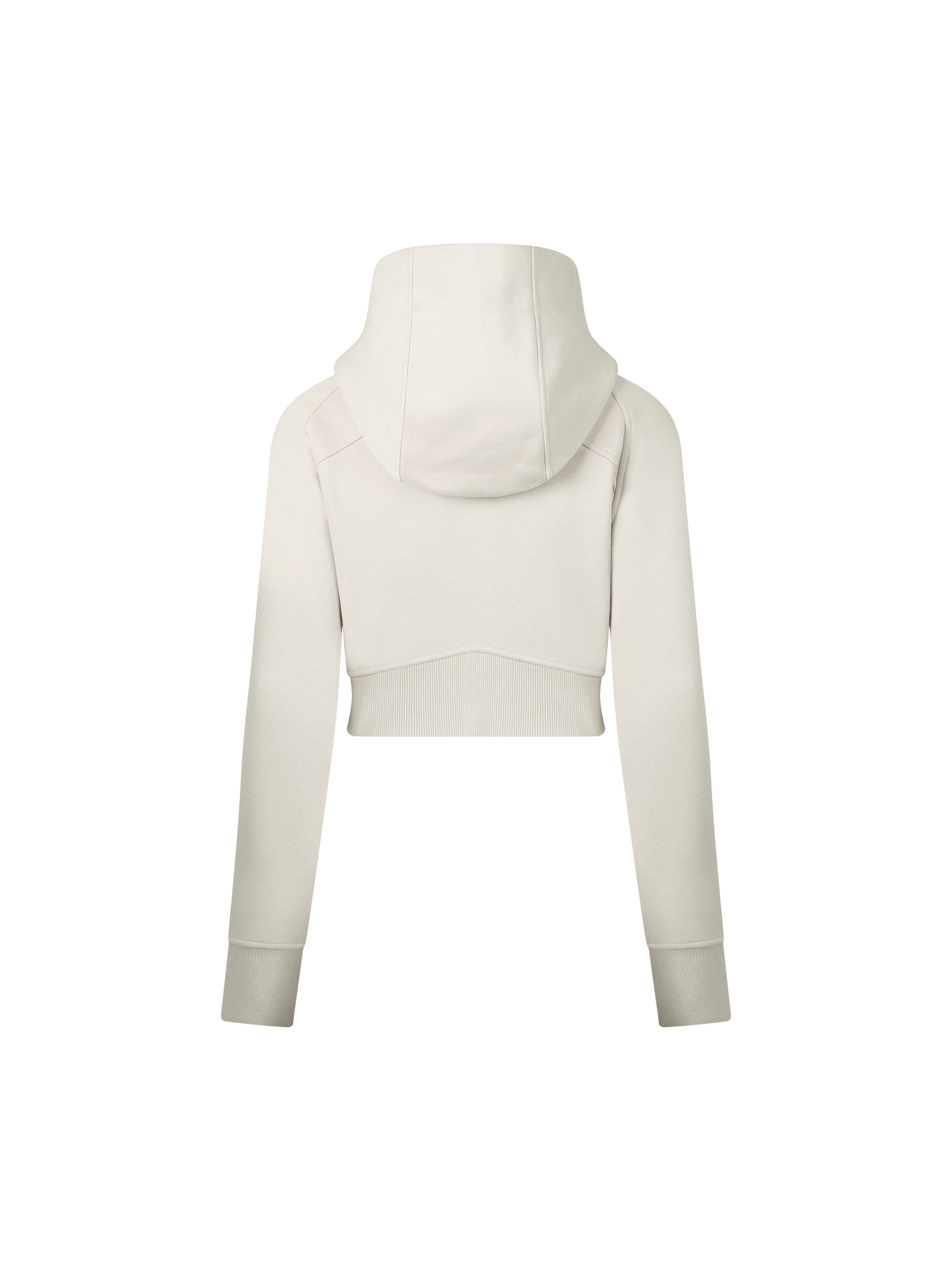 Cropped Zip Hoodie