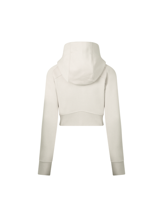Cropped Zip Hoodie