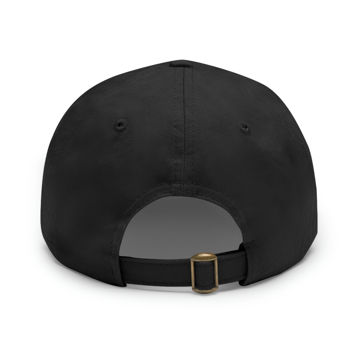 "Dad Hat" with Leather Patch