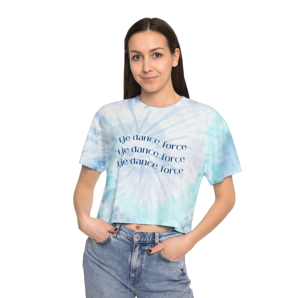 Wave Tie-Dye Crop Tee