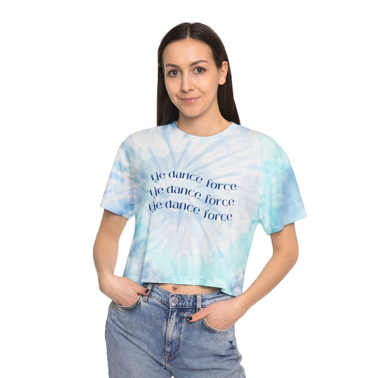 Wave Tie-Dye Crop Tee