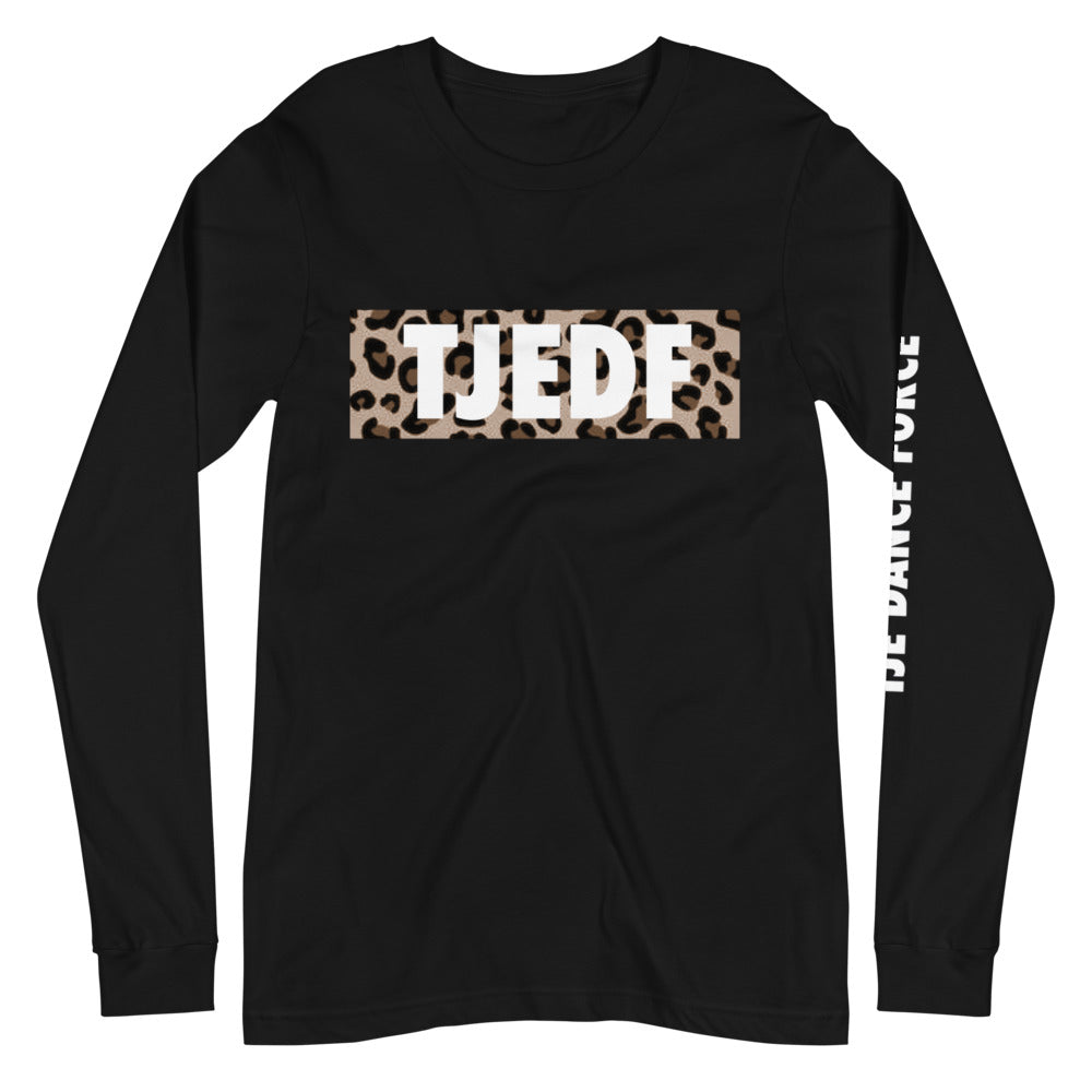 Leopard Logo Long Sleeve Tee