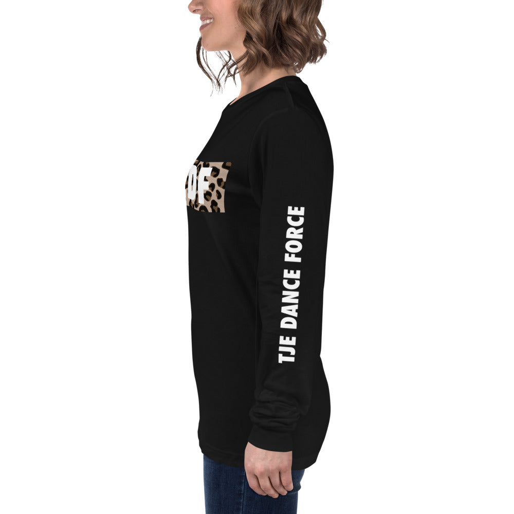 Leopard Logo Long Sleeve Tee