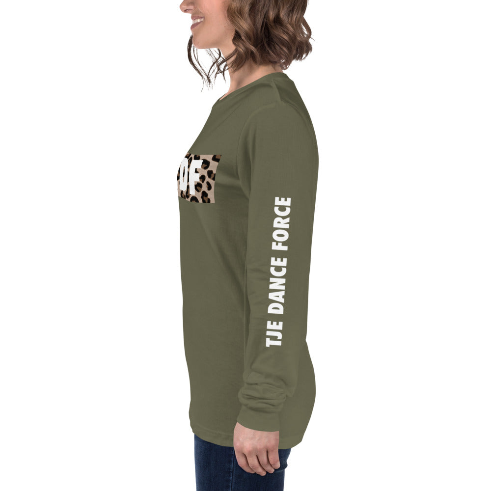 Leopard Logo Long Sleeve Tee