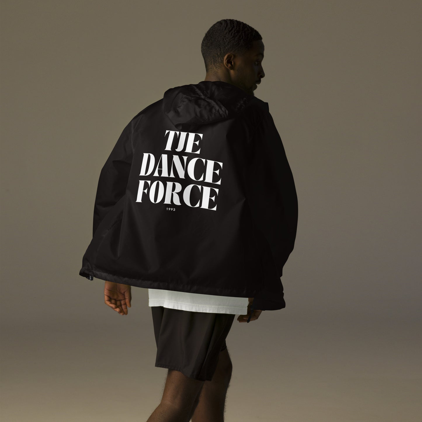 Unisex lightweight zip up windbreaker