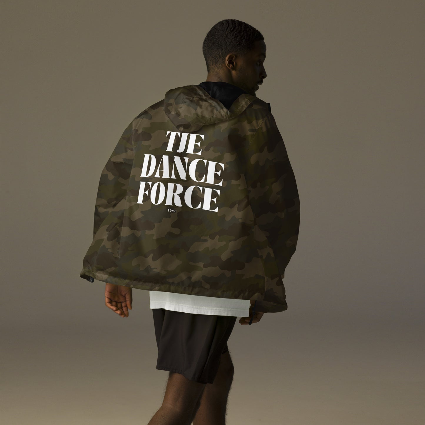 Unisex lightweight zip up windbreaker