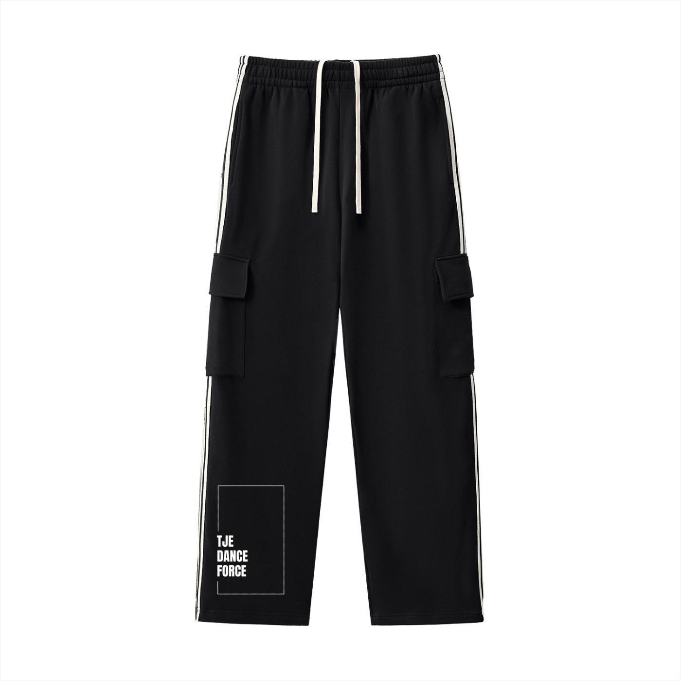 Side Stripe Straight-Leg Pants