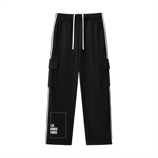 Side Stripe Straight-Leg Pants