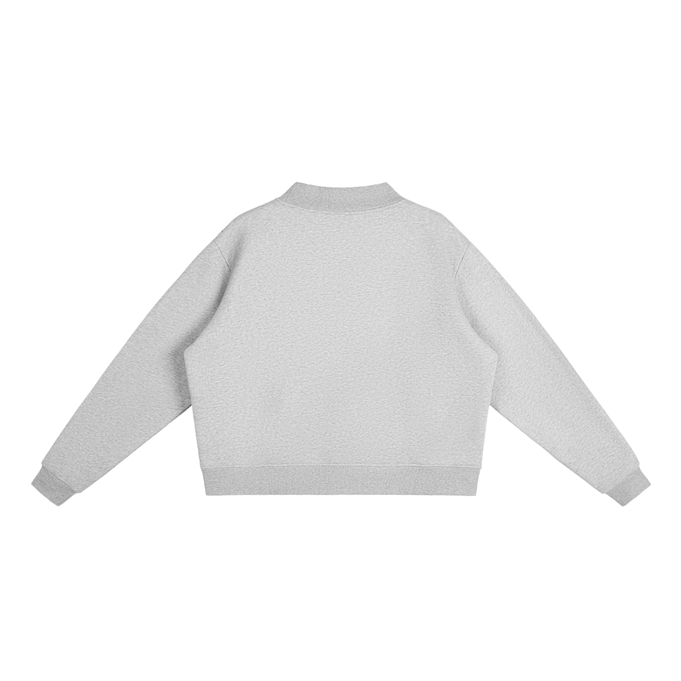Essential Fleece Mock-Neck Crew