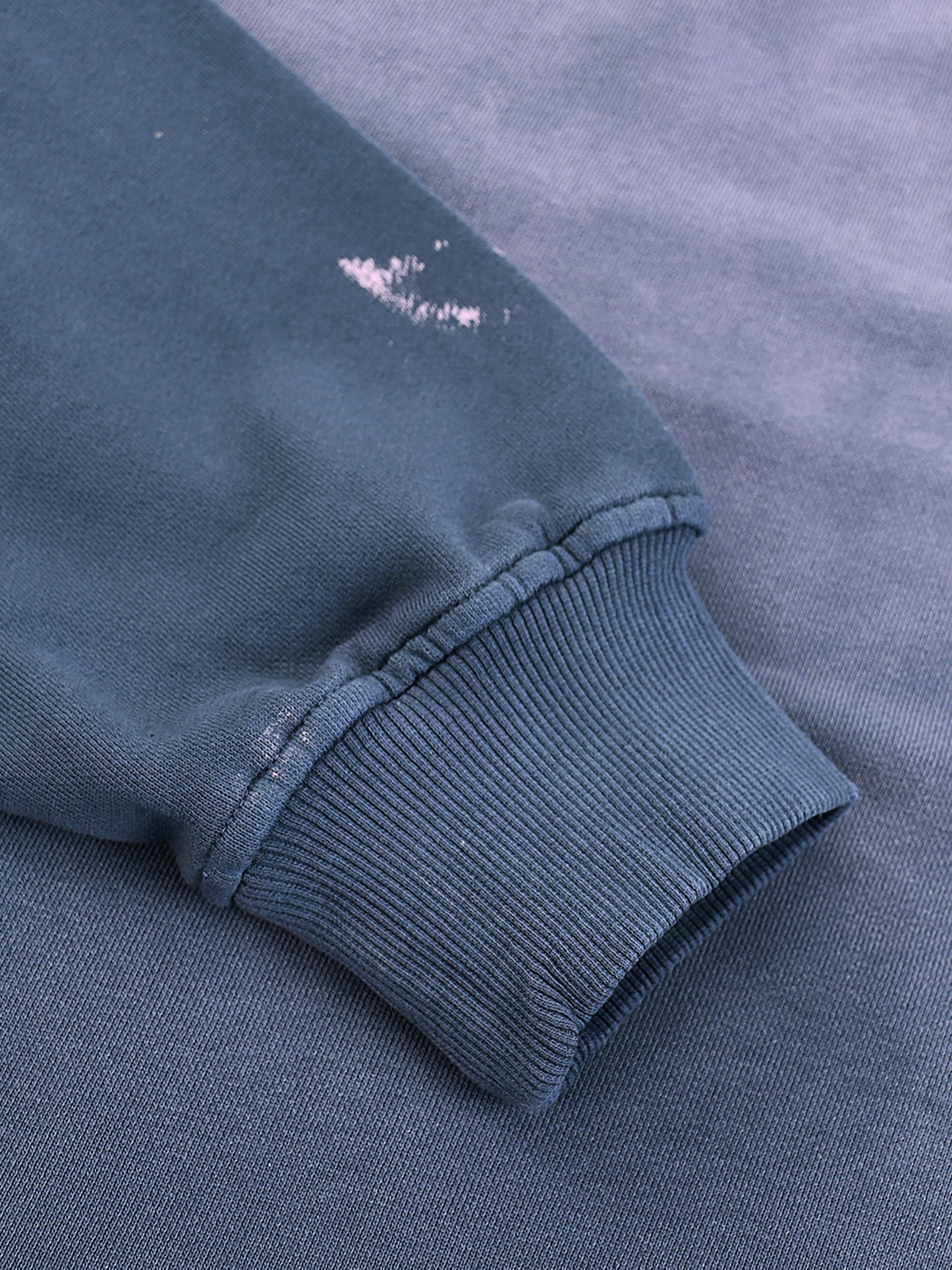 Distressed Drop-Shoulder Sweatshirt