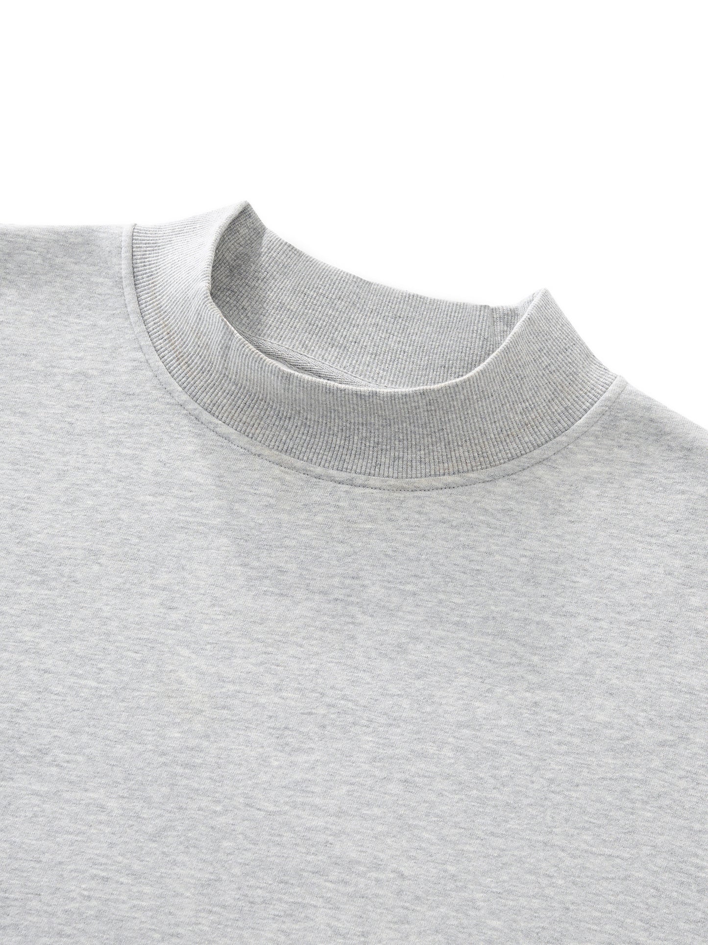 Essential Fleece Mock-Neck Crew