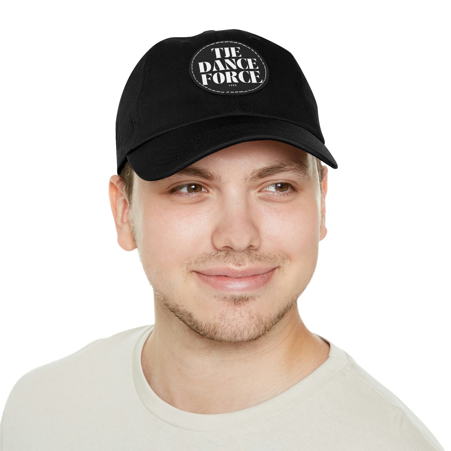 "Dad Hat" with Leather Patch