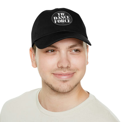 "Dad Hat" with Leather Patch