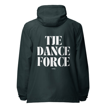 Unisex lightweight zip up windbreaker